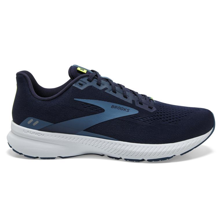 Brooks Launch 8 - Mens Light Cushion Road Running Shoes - Peacoat/Legion Blue/Nightlife (01795CFVZ)